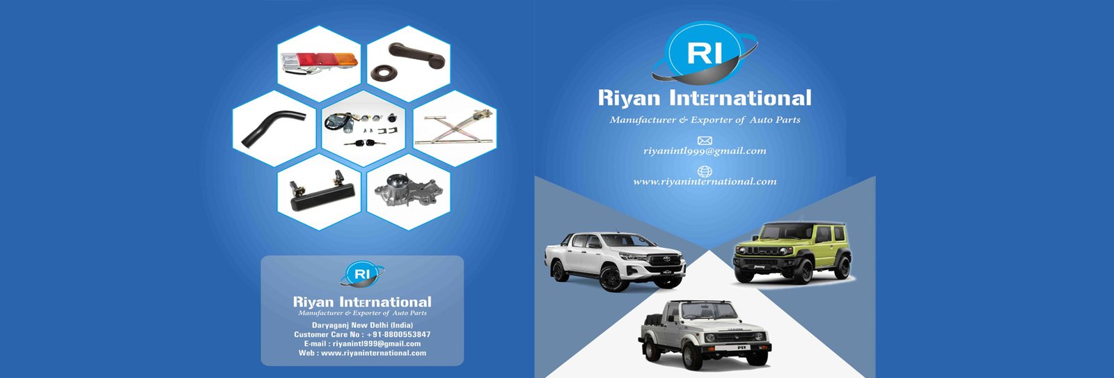 Automotive spare parts banner 1