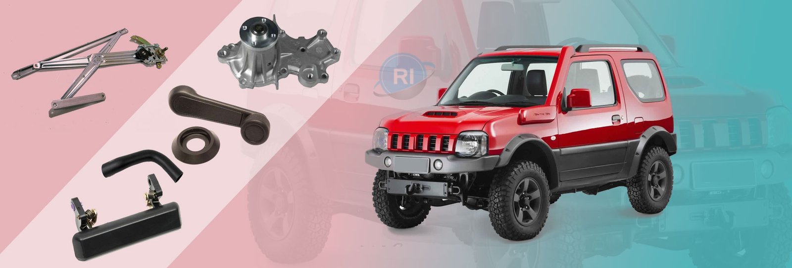 Automotive spare parts banner 4